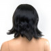 Парик каре с челкой Fetish Hair, черный, 25 см