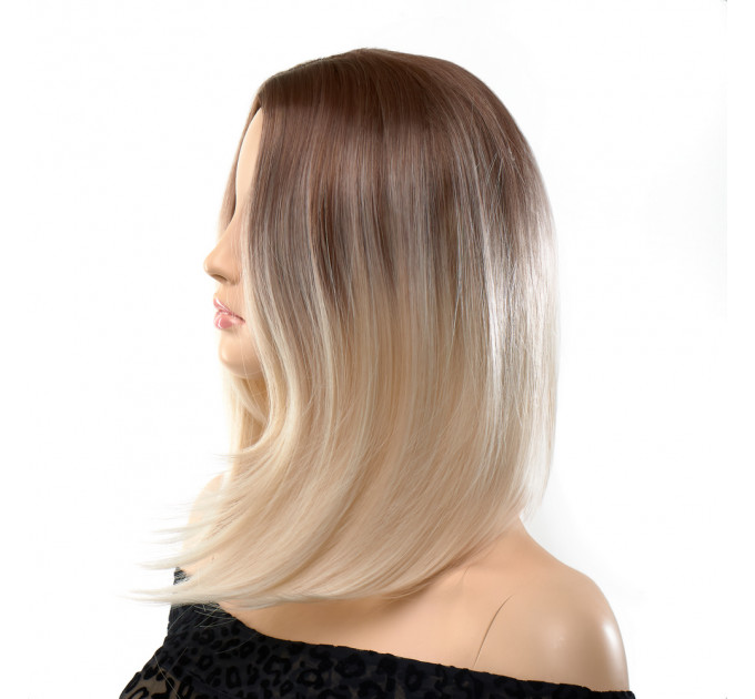 Парик прямой Fetish Hair омбре блонд, 35 см