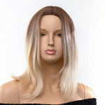Парик прямой Fetish Hair омбре блонд, 35 см