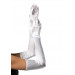 Перчатки Extra Long Opera Length Satin Gloves от Leg Avenue, белые