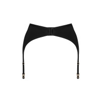 Пояс для чулок Obsessive Nesari garter belt, черный, XS/S
