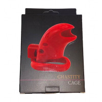 Пояс вірності з трьома кільцями Runye Chastity cage фіолетовий