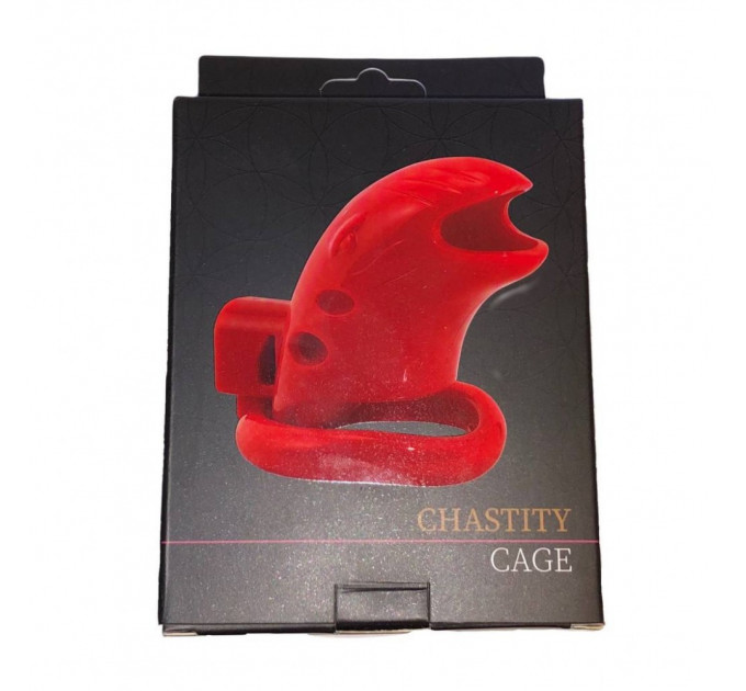Пояс верности с тремя кольцами Runye Chastity cage лиловый