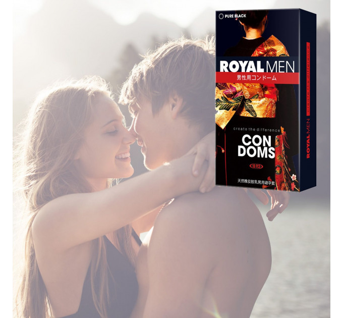 Презервативи OLO Royal Men з гіалуроновою кислотою (ціна за 10 шт. в упаковці)