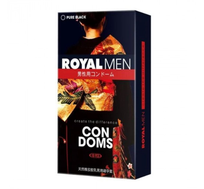 Презервативи OLO Royal Men з гіалуроновою кислотою (ціна за 10 шт. в упаковці)