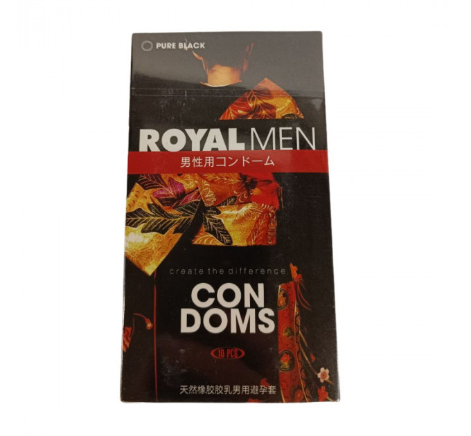 Презервативи OLO Royal Men з гіалуроновою кислотою (ціна за 10 шт. в упаковці)