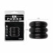 Широке ерекційне кільце з трьох ярусів Chisa GK Power Triad Cock Ring, чорне
