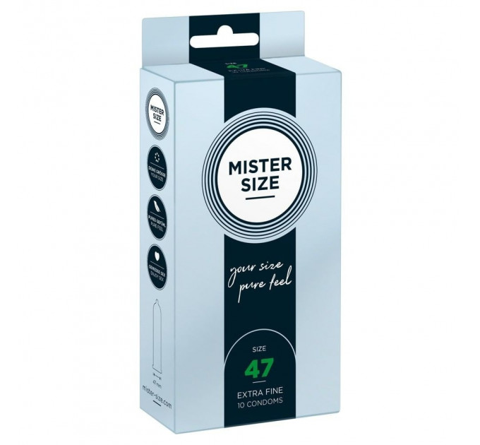 Презервативи Mister Size 47mm pack of 10
