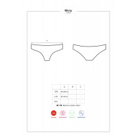 Трусики Obsessive Mixty Panties Black L/XL