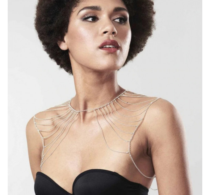 Цепочка на плечи Bijoux Indiscrets серебристая