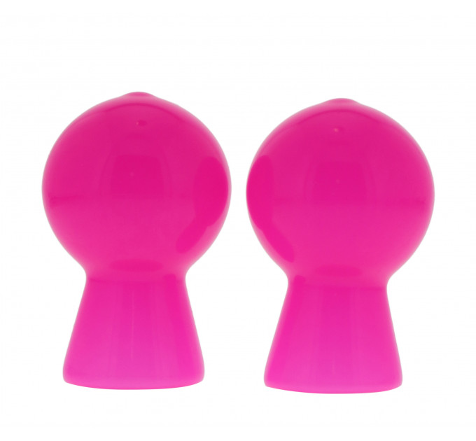 Вакуумные стимуляторы для сосков NMC NIPPLE SUCKER PAIR IN SHINY PINK