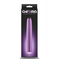Вибратор классический хромированный NS Novelties Chroma фиолетовый