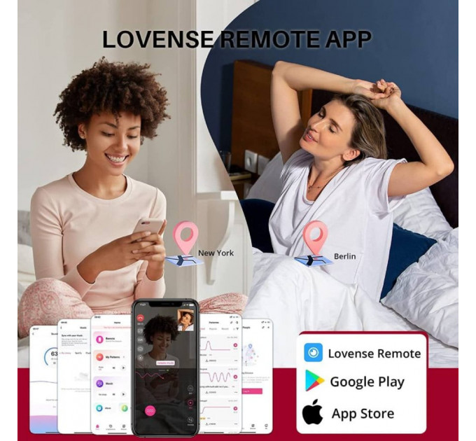 Вибратор-помада Lovense Exomoon красно-черная