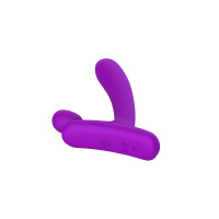Вібратор у формі літери" L" зі стимуляцією клітора і точки G Chisa Lust Ripple Horny, фіолетовий