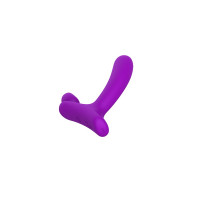 Вібратор у формі літери" L" зі стимуляцією клітора і точки G Chisa Lust Ripple Horny, фіолетовий