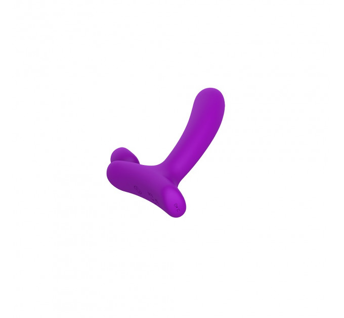 Вибратор в форме буквы" L"со стимуляцией клитора и точки G Chisa Lust Ripple Horny, фиолетовый