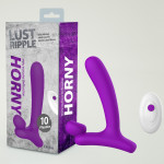 Вибратор в форме буквы" L"со стимуляцией клитора и точки G Chisa Lust Ripple Horny, фиолетовый