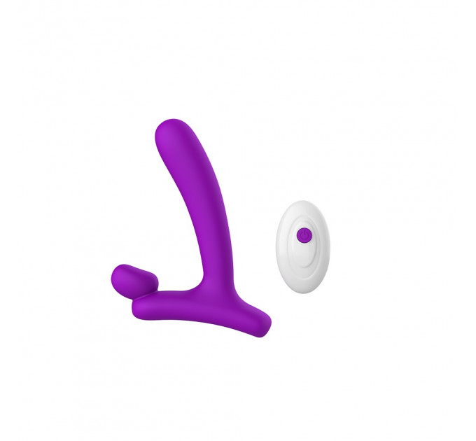 Вибратор в форме буквы" L"со стимуляцией клитора и точки G Chisa Lust Ripple Horny, фиолетовый