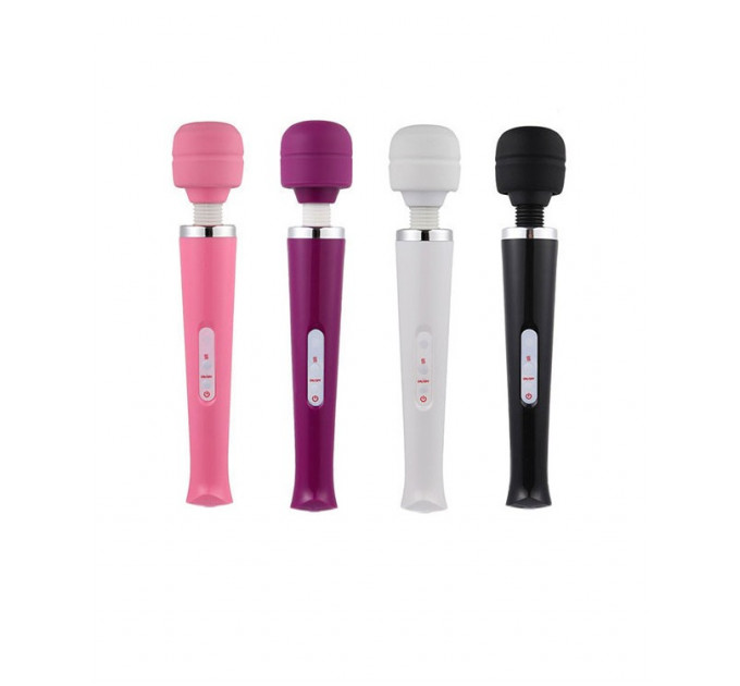Вибромассажер с съемной головкой Magic Massager Wand, белый