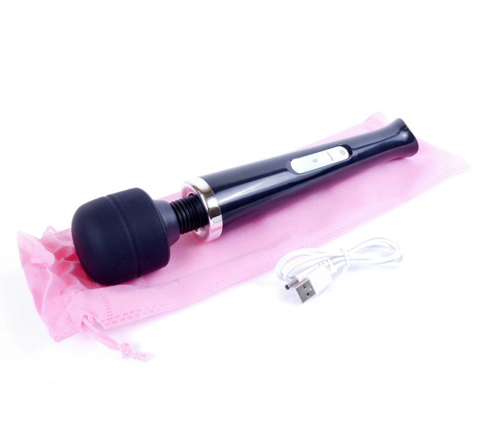 Вибромассажер с съемной головкой Magic Massager Wand, белый