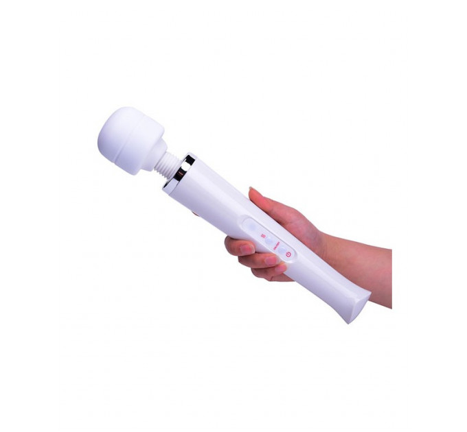 Вибромассажер с съемной головкой Magic Massager Wand, белый