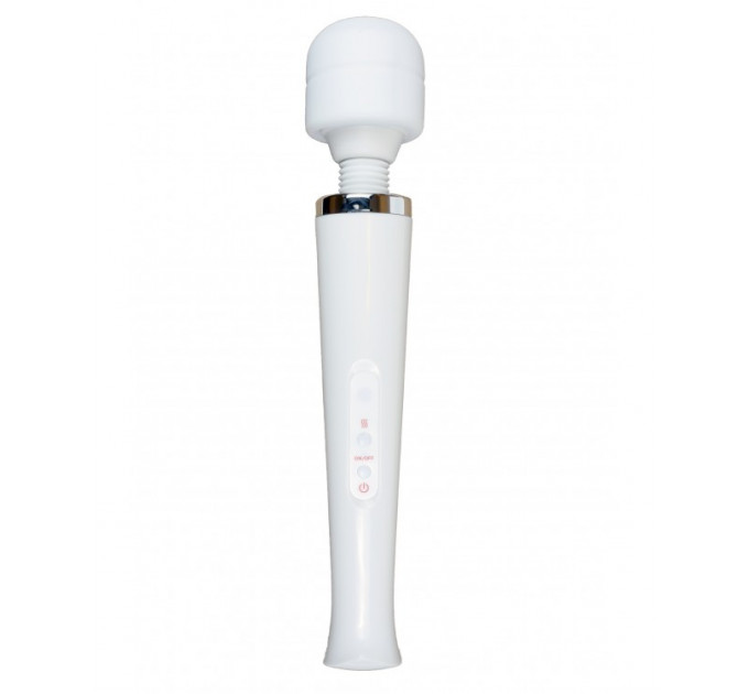 Вибромассажер с съемной головкой Magic Massager Wand, белый