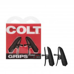 Зажимы на соски с вибрацией COLT Grips, черные