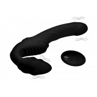 Безремневий страпон із вібрацією Pro Rider Strapless Strap-on Vibrator з пультом