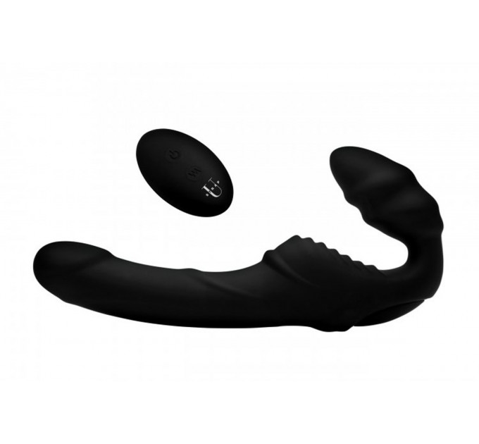Безремневий страпон із вібрацією Pro Rider Strapless Strap-on Vibrator з пультом