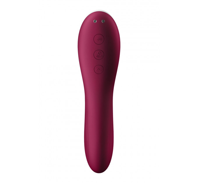 Вакуумний кліторальний стимулятор із вібрацією Satisfyer Dual Crush