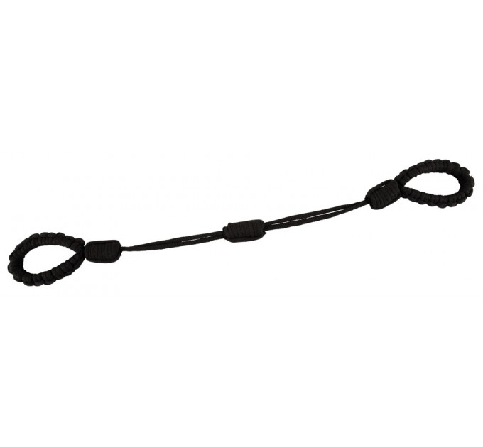 Наручники из бондажной веревки Bad Kitty Handcuffs 1, черный