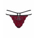 Трусики Obsessive Sugestina Bordeaux-Black S/M