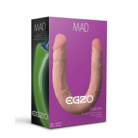 Двухсторонний фаллоимитатор EGZO MAD Ciberskin 42 см*3.5 см