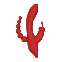 Вібромасажер потрійний Dream toys RED REVOLUTION HERA