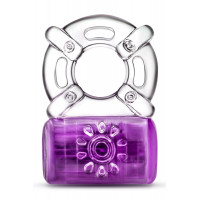 Ерекційне віброкільце PLAY WITH ME ONE NIGHT STAND VIBRATING C-RING PURPLE