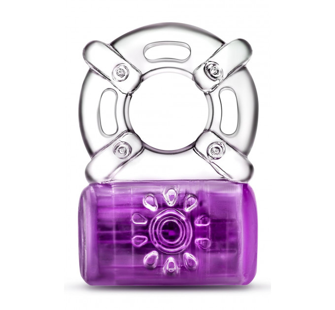 Ерекційне віброкільце PLAY WITH ME ONE NIGHT STAND VIBRATING C-RING PURPLE