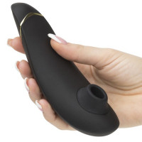 Безконтактний Кліторальний Стимулятор Womanizer Premium, Black, Черный