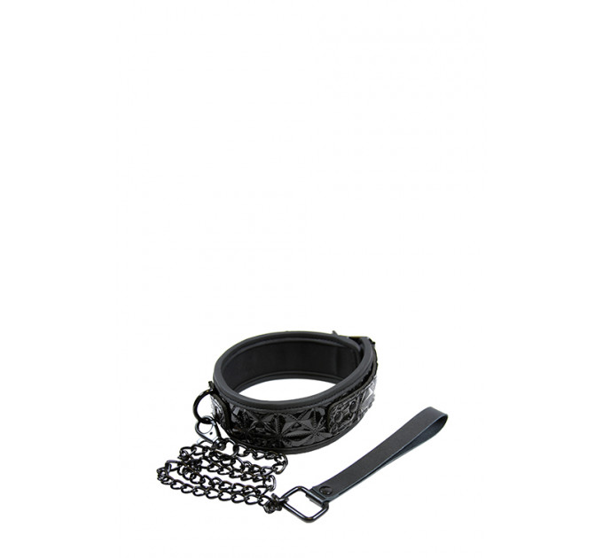 Ошейник с поводком NS Novelties Sinful Black Collar