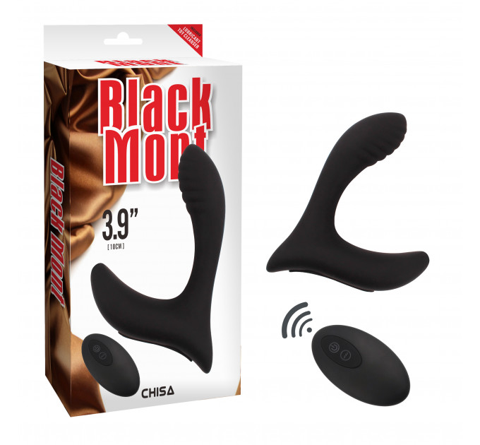 Масажер простати Chisa Black Mont Prostate Screamer з вібрацією, чорний
