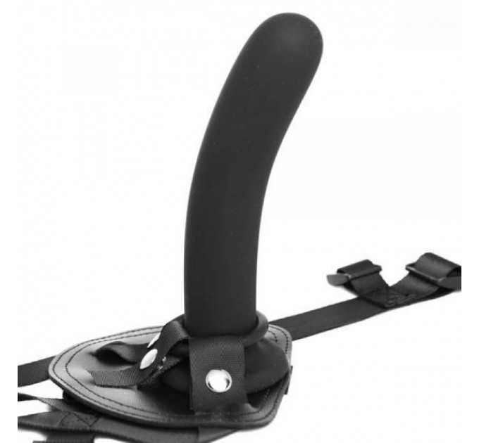 Страпон нереалістичний на трусиках Chisa R.G.B Sex Harness, з кільцевим кріпленням, чорний
