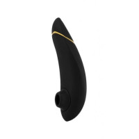 Безконтактний Кліторальний Стимулятор Womanizer Premium, Black, Черный