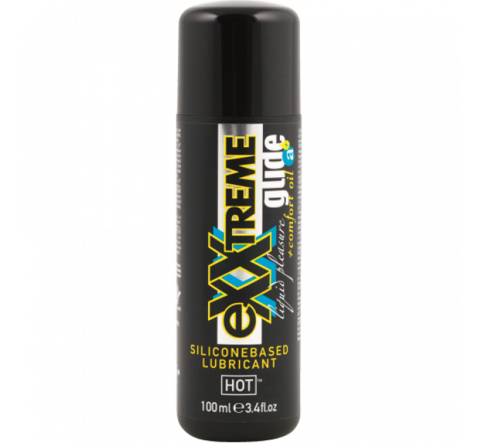 Ухаживающий лубрикант на силиконовой основе HOT eXXtreme Glide, 100 мл