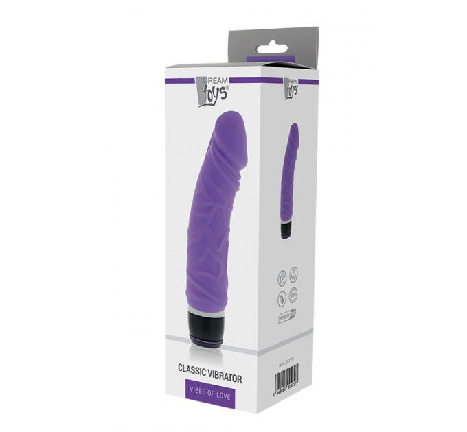 Вибромассажер PURRFECT SILICONE CLASSIC 6.5INCH, PURPLE