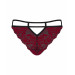 Трусики Obsessive Sugestina Bordeaux-Black S/M
