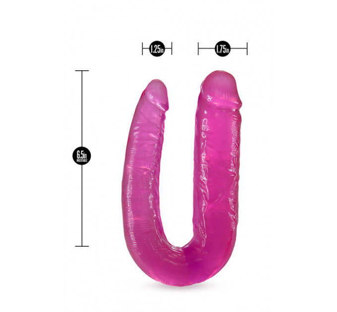 Двойной фаллоимитатор B YOURS DOUBLE HEADED DILDO PINK