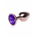 Анальная пробка S с фиолетовым камнем Jewellery