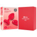 Анальна пробка з вібрацією і пультом управління B-Vibe Vibrating Heart Plug M/L Red