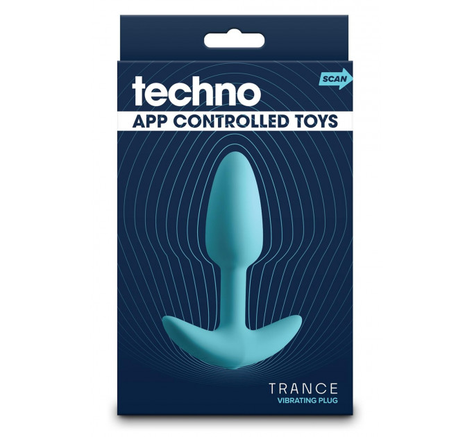 Анальна смарт-пробка з пультом керування NS Novelties Techno Trance бірюзова