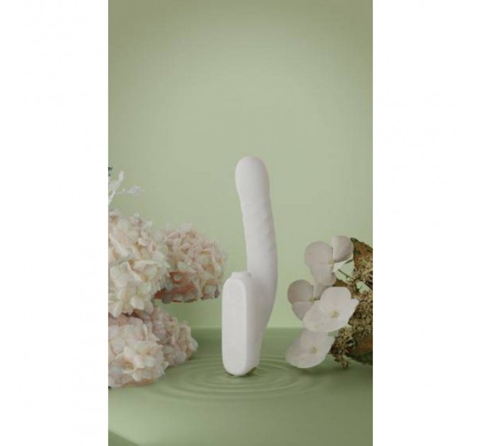 Бесконтактный вибратор-стимулятор c фрикциями Qingnan No.7 Thrusting with Suction White