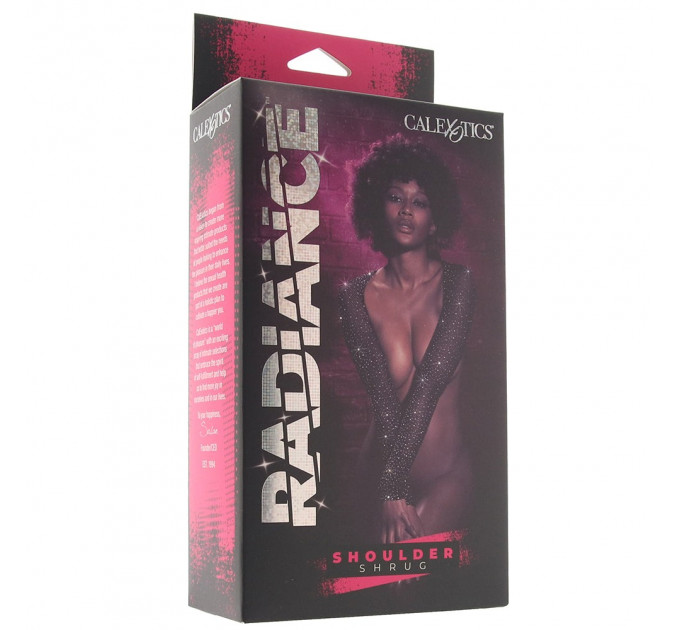 Болеро в сеточку со стразами CalExotics Shouldere Shrug, черный